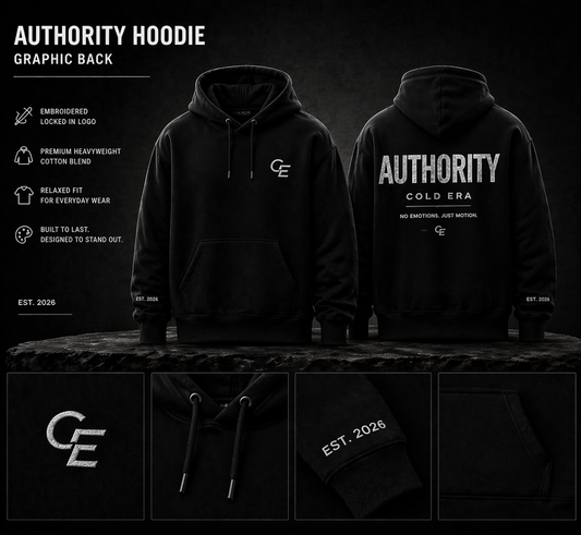 Authority Hoodie — Cold Era