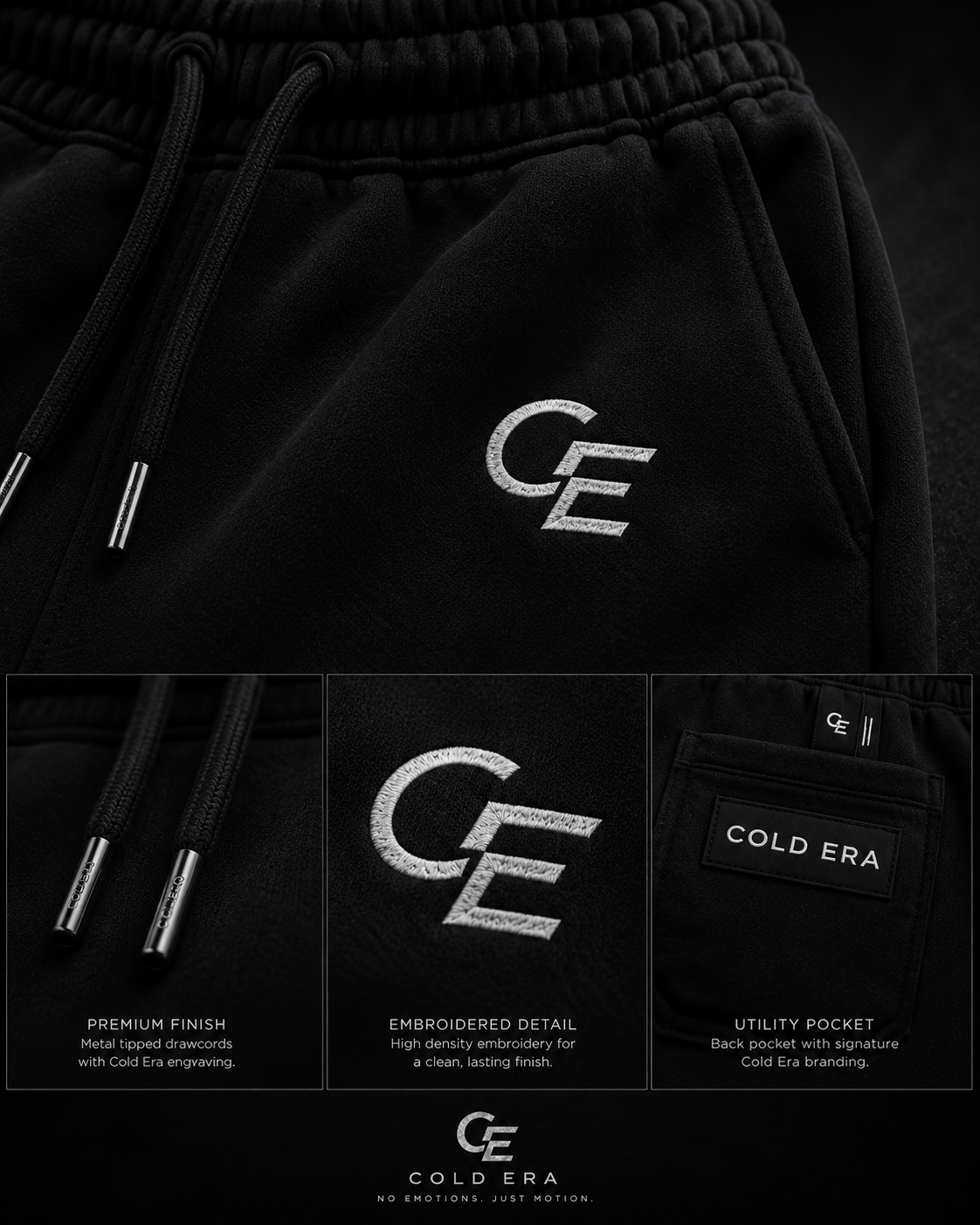 Core Joggers — Black
