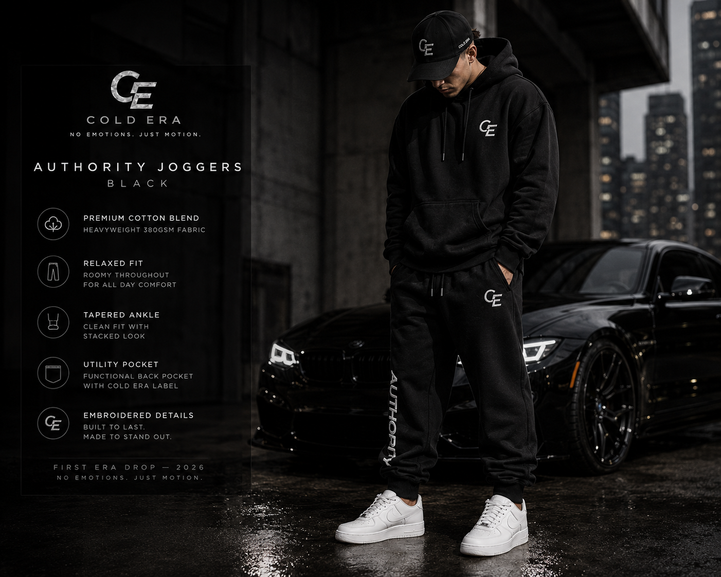 Authority Joggers — Black