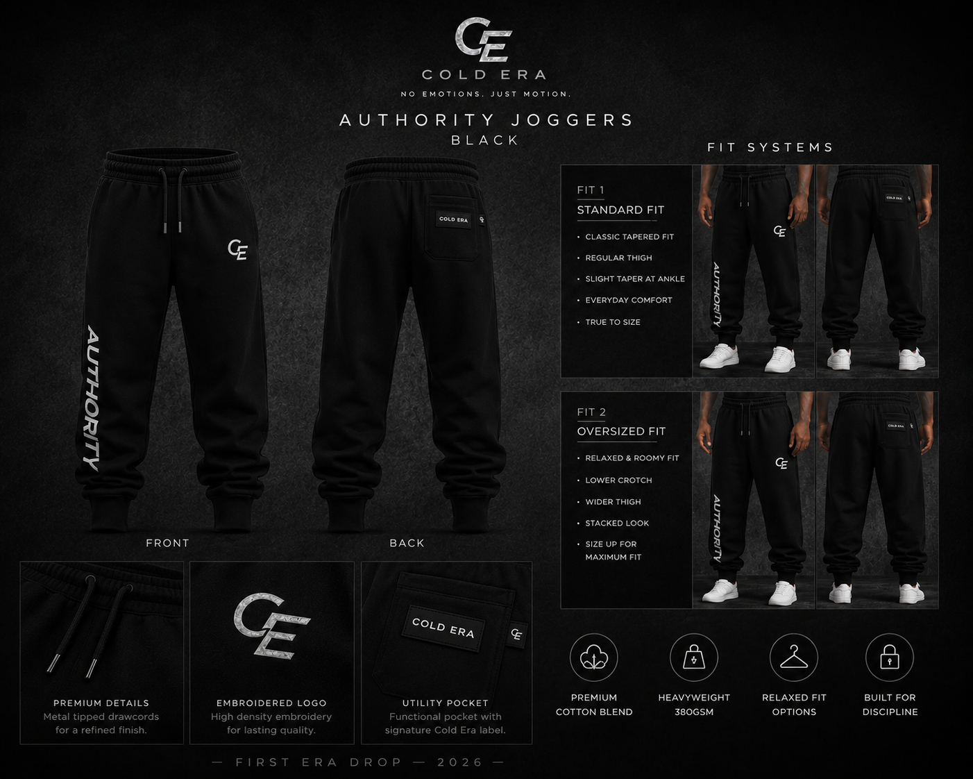 Authority Joggers — Black