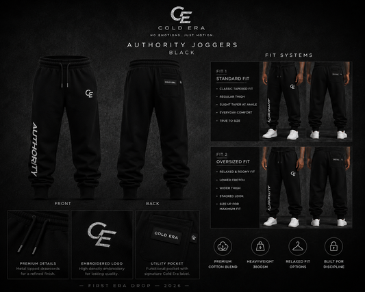 Authority Joggers — Black