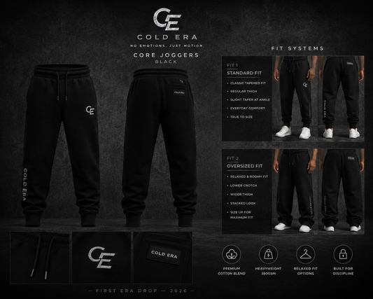 Core Joggers — Black